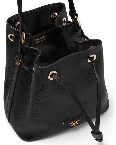 prada saffiano bucket bag review|authentic prada saffiano.